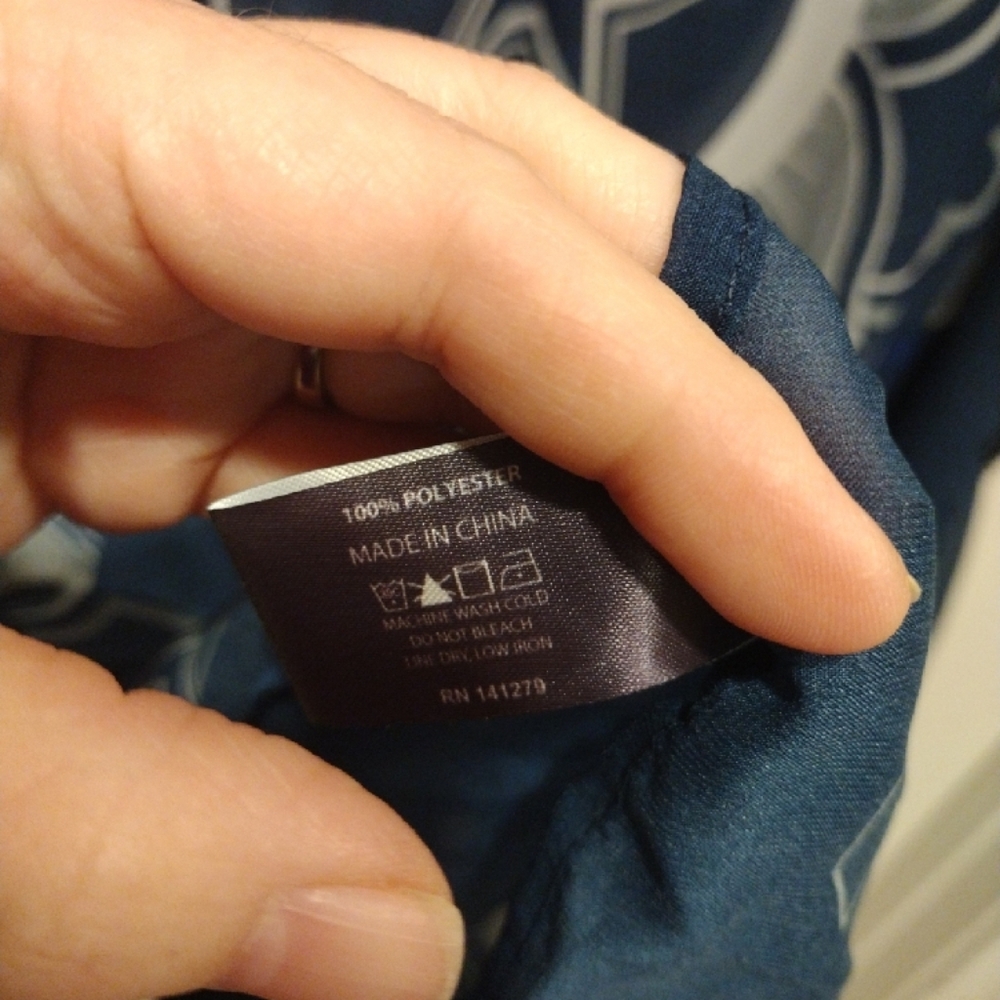 NFL Dallas Cowboys Football Women's Chiffon Poncho Cover-up Top OS- Little Earth - Picture 6 of 7